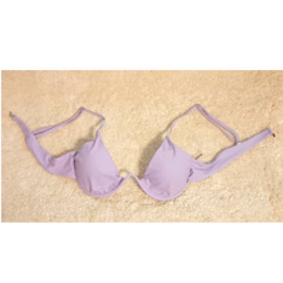 NWOT~ SHEIN 2 Piece Bikini Set Underwire Halter Triangle Bra & Hipster Bottom - Picture 3 of 12